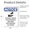 Signmission Safety Culture Sign, 10 in Width, Vinyl Decal, Rectangle OS-2PACK-NS-D-1014-V-17648 - alternate 2